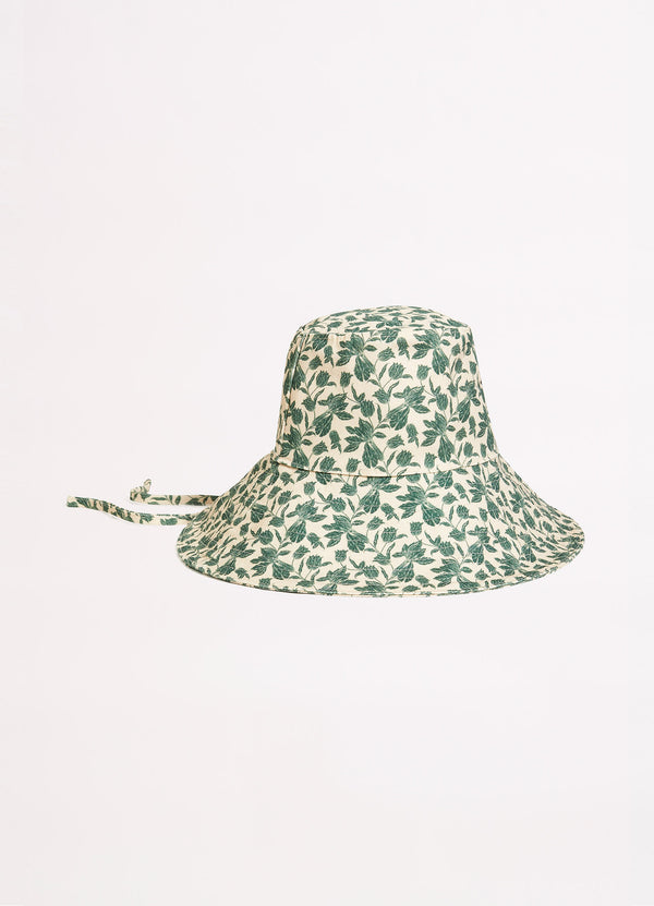 Fleur De Bloom Bucket Hat - Evergreen