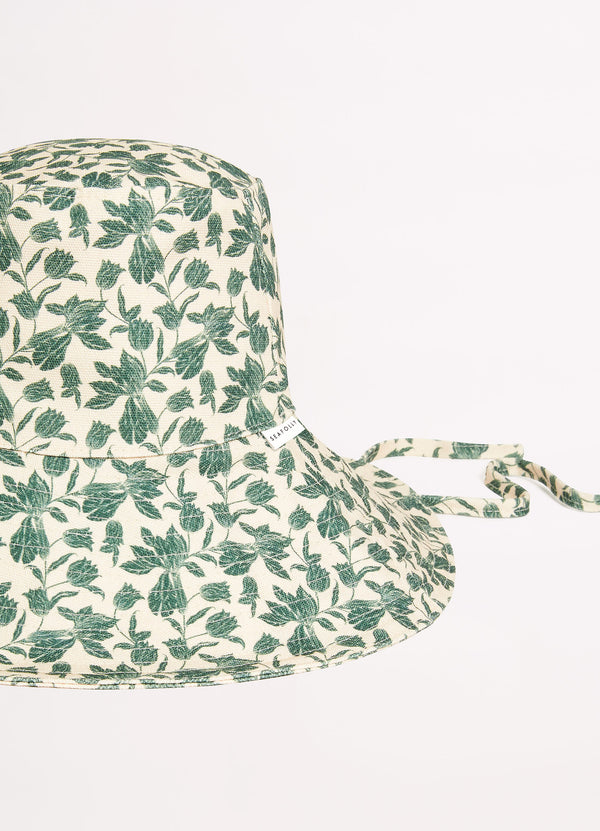 Fleur De Bloom Bucket Hat - Evergreen