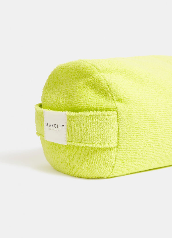 Terry Beach Pillow - Wild Lime