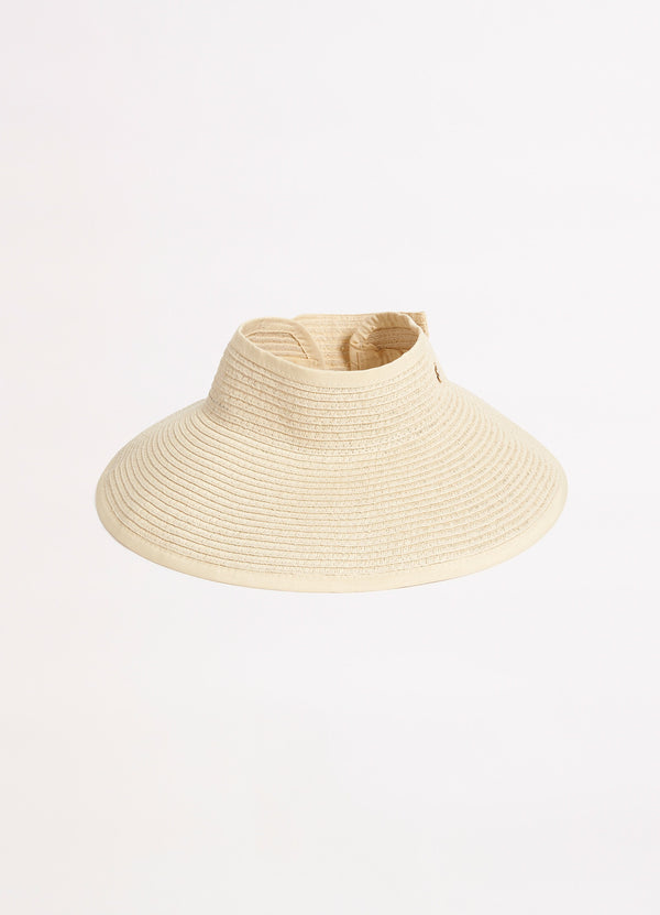 Sahara Roll Up Visor - Natural