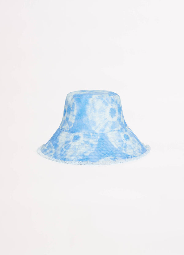 Tie Dye Bucket Hat - Azure