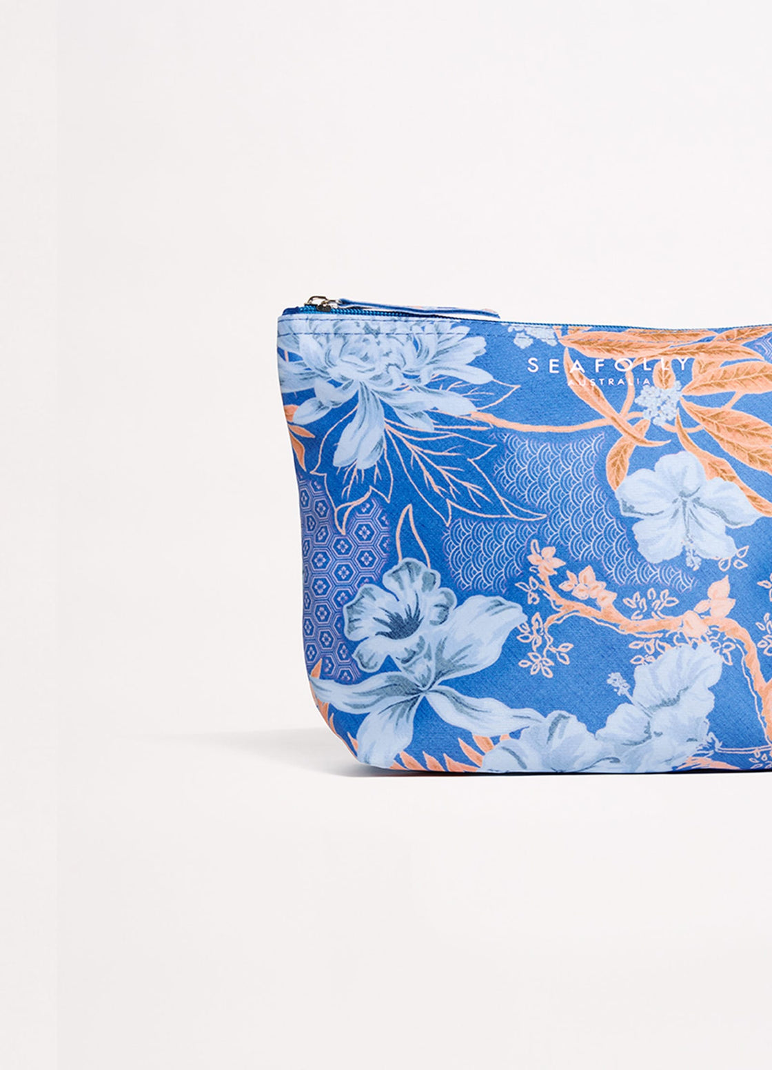 Eden Zip Pouch Azure Seafolly Australia
