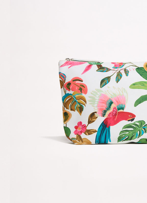 Tropica Zip Pouch - Ecru