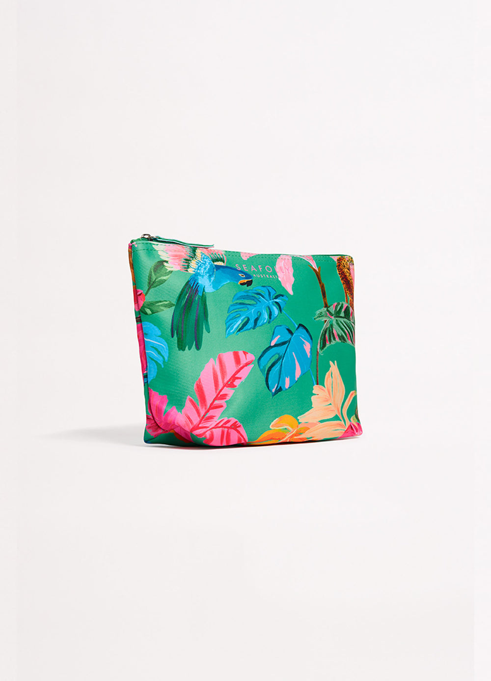 Tropica Zip Pouch - Jade – Seafolly Australia