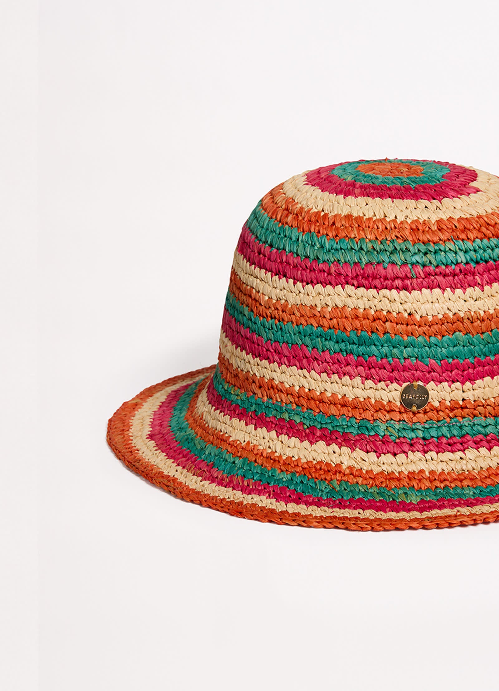 帽子 Fleur Store WOVEN STRIPE HAT Fleur Store WOVEN STRIPE HAT（Stripe Woven Hat - Multi