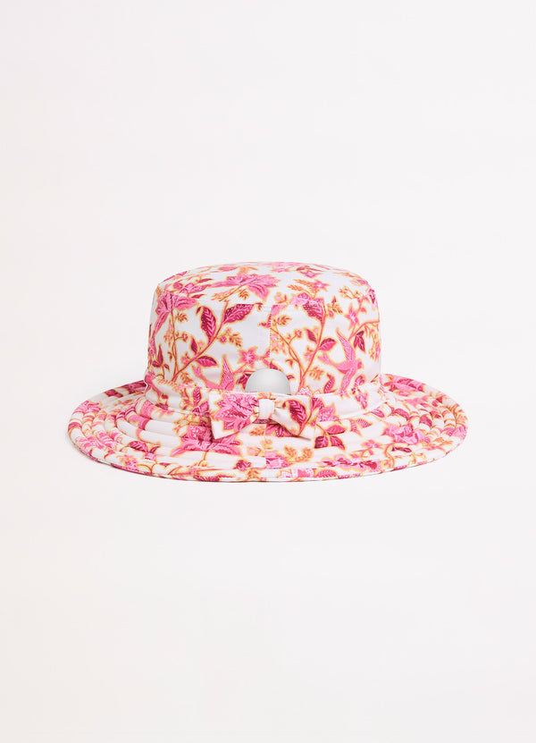 Silk Road Girls Swim Bucket Hat - Pink